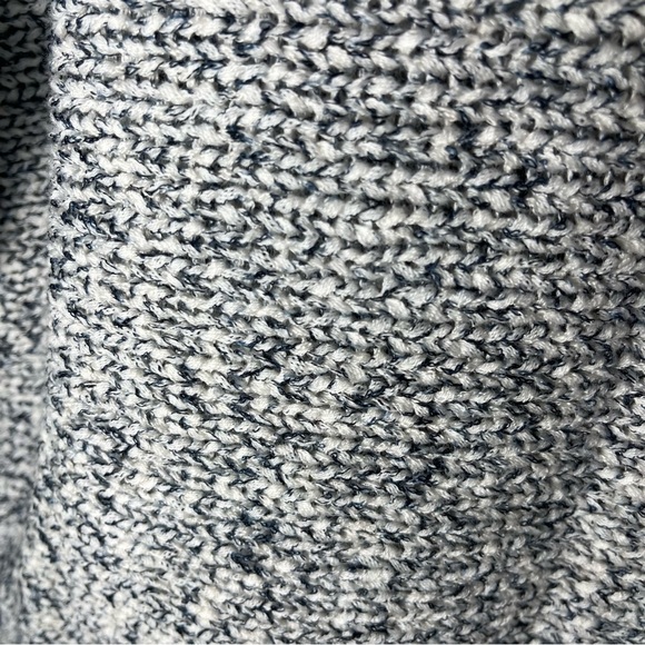 Loft Outlet Sweater Women’s Sz XS Navy & White Knit Melange 3/4” Sleeve - Picture 7 of 8